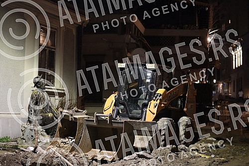 View of Belgrade during the first day of the weekend in which, according to the decision of the Government of Serbia from Friday at 21.00 to Monday at 06.00 in Serbia can only work grocery stores, some service activities (tailor, glass cutter, carpen