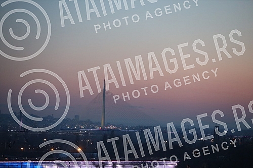 View of Belgrade during the first day of the weekend in which, according to the decision of the Government of Serbia from Friday at 21.00 to Monday at 06.00 in Serbia can only work grocery stores, some service activities (tailor, glass cutter, carpen