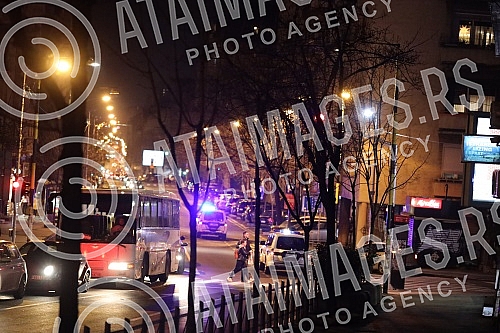 View of Belgrade during the first day of the weekend in which, according to the decision of the Government of Serbia from Friday at 21.00 to Monday at 06.00 in Serbia can only work grocery stores, some service activities (tailor, glass cutter, carpen