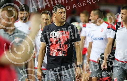 UEFA Champions League qualification match between FK Crvena Zvezda and FC Spartak Trnava held at Rajko Mitic stadium. Utakmica kvalifikacija Lige Sampiona izmedju FK Crvena Zvezda i FK Spartak Trnava odigrana na stadionu Rajko Mitic. 