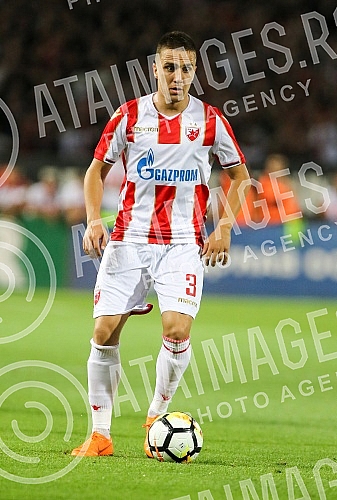 UEFA Champions League qualification match between FK Crvena Zvezda and FC Spartak Trnava held at Rajko Mitic stadium. Utakmica kvalifikacija Lige Sampiona izmedju FK Crvena Zvezda i FK Spartak Trnava odigrana na stadionu Rajko Mitic. 