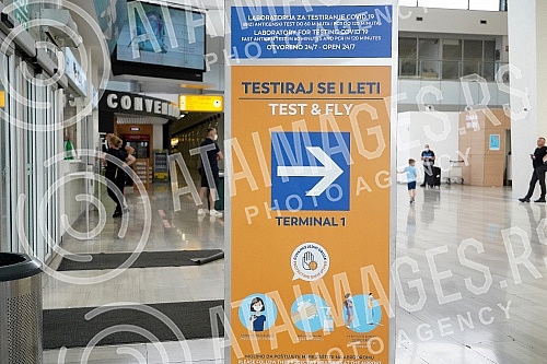 A test center for Covid-19 has been opened at Nikola Tesla Airport in Belgrade, which is open 24 hours a day and is located in Terminal 1 of Belgrade Airport.Na Aerodromu Nikola Tesla u Beogradu otvoren je centar za testiranje na Covid-19 koji je o