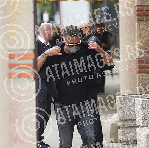 Funeral of songwriter and hitmaker Marina Tucakovic at the New Cemetery.Sahrana tekstopisaca i hitmejkerke Marine Tucakovic na Novom groblju.