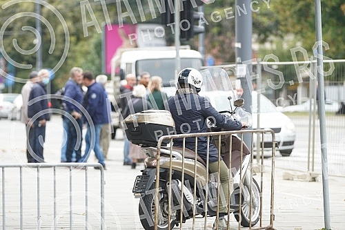 Funeral of songwriter and hitmaker Marina Tucakovic at the New Cemetery.Sahrana tekstopisaca i hitmejkerke Marine Tucakovic na Novom groblju.