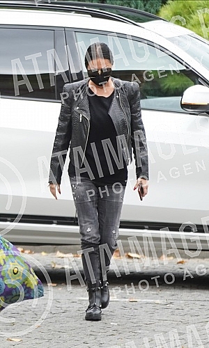 Funeral of songwriter and hitmaker Marina Tucakovic at the New Cemetery.Sahrana tekstopisaca i hitmejkerke Marine Tucakovic na Novom groblju.