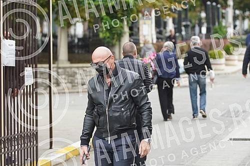 Funeral of songwriter and hitmaker Marina Tucakovic at the New Cemetery.Sahrana tekstopisaca i hitmejkerke Marine Tucakovic na Novom groblju.