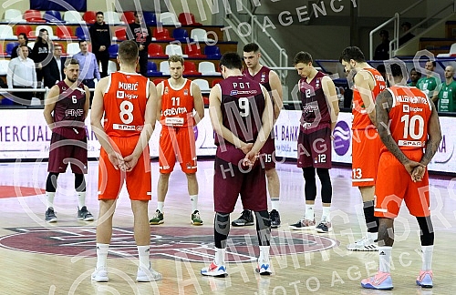 ABA League, 18th round FMP vs Cedevita Olimpija (Slovenia) held in FMP hall.18 kolo ABA lige izmedju KK FMP i KK Cedevita Olimpija odigrana u hali FMP.