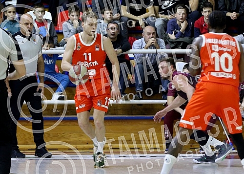ABA League, 18th round FMP vs Cedevita Olimpija (Slovenia) held in FMP hall.18 kolo ABA lige izmedju KK FMP i KK Cedevita Olimpija odigrana u hali FMP.