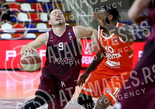 ABA League, 18th round FMP vs Cedevita Olimpija (Slovenia) held in FMP hall.18 kolo ABA lige izmedju KK FMP i KK Cedevita Olimpija odigrana u hali FMP.