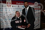 The ceremony at the Hyatt Hotel, at which President of the Olympic Committee of Serbia Vlade Divac signed an official invitation to participate in the London Games. Svecanost u hotelu 
