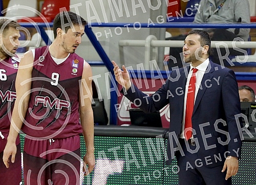 ABA League, 18th round FMP vs Cedevita Olimpija (Slovenia) held in FMP hall.18 kolo ABA lige izmedju KK FMP i KK Cedevita Olimpija odigrana u hali FMP.