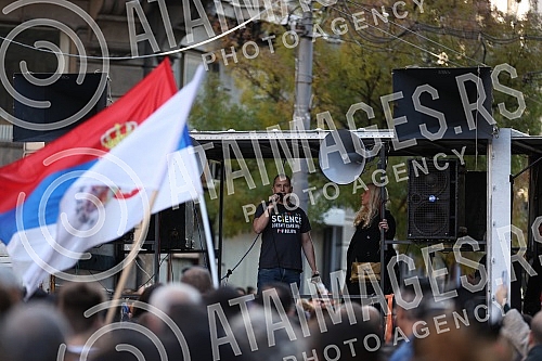 Several thousand citizens gathered for the fifth protest 