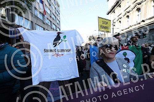 Several thousand citizens gathered for the fifth protest 