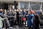 The President of the Party of freedom and justice, Dragan Djlas, held a press conference in front of the First basic public prosecutor's office.Predsednik Stranke slobode i pravde Dragan Djlas odrzao je konferenciju za novinare ispred Prvog osnovno