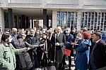 The President of the Party of freedom and justice, Dragan Djlas, held a press conference in front of the First basic public prosecutor's office.Predsednik Stranke slobode i pravde Dragan Djlas odrzao je konferenciju za novinare ispred Prvog osnovno