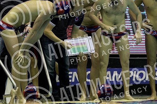 Utakmica osmog (8.) kola Regionalne Triglav Lige u vaterpolu odigrana na bazenu SRC Banjica izmedju BVK Crvena zvezda (Beograd/Srbija) i VK Jug Croatia osiguranje (Dubrovnik/Croatia).