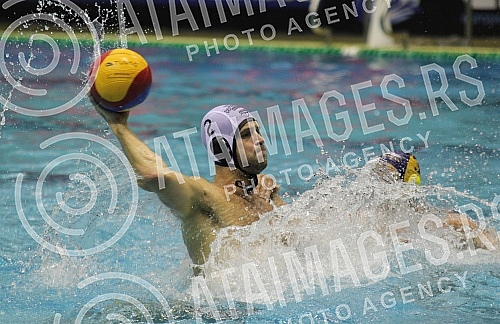 Utakmica osmog (8.) kola Regionalne Triglav Lige u vaterpolu odigrana na bazenu SRC Banjica izmedju VK Partizan Raiffeisen (Beograd/Srbija) i PVK Jadran Carine (Herceg Novi/Montenegro).