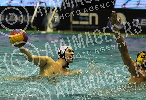 Utakmica osmog (8.) kola Regionalne Triglav Lige u vaterpolu odigrana na bazenu SRC Banjica izmedju VK Partizan Raiffeisen (Beograd/Srbija) i PVK Jadran Carine (Herceg Novi/Montenegro).