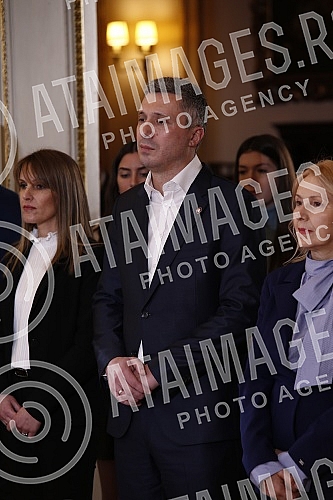 The ceremony on the occasion of the official start of the campaign of the Serbian Movement Dveri and the Patriotic Bloc and Savindan - the celebration of the Serbian Movement Dveri was held at the Aero Club.Svecanost povodom zvanicnog pocetka kampa