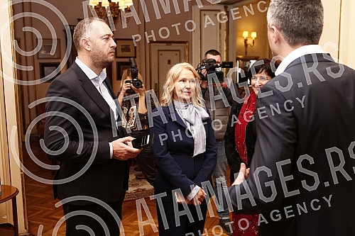 The ceremony on the occasion of the official start of the campaign of the Serbian Movement Dveri and the Patriotic Bloc and Savindan - the celebration of the Serbian Movement Dveri was held at the Aero Club.Svecanost povodom zvanicnog pocetka kampa