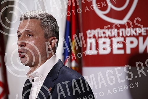 The ceremony on the occasion of the official start of the campaign of the Serbian Movement Dveri and the Patriotic Bloc and Savindan - the celebration of the Serbian Movement Dveri was held at the Aero Club.Svecanost povodom zvanicnog pocetka kampa