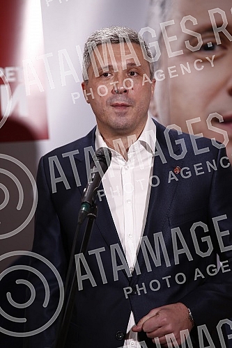 The ceremony on the occasion of the official start of the campaign of the Serbian Movement Dveri and the Patriotic Bloc and Savindan - the celebration of the Serbian Movement Dveri was held at the Aero Club.Svecanost povodom zvanicnog pocetka kampa