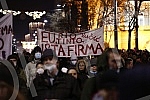 In front of the Presidency, a protest is being held against the excavation of lithium and pine on the territory of the whole of Serbia, under the name 