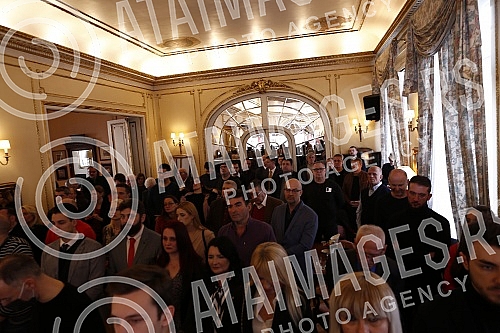 The ceremony on the occasion of the official start of the campaign of the Serbian Movement Dveri and the Patriotic Bloc and Savindan - the celebration of the Serbian Movement Dveri was held at the Aero Club.Svecanost povodom zvanicnog pocetka kampa