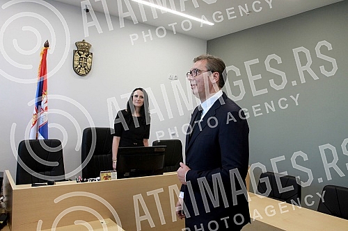 Opening ceremony of the renovated  building of Palace of Justice in Belgrade.Svecano otvaranje renovirane zgrade Palate pravde u Beogradu.