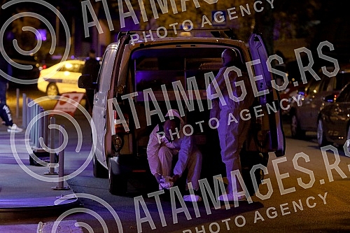 Kickboxer Ljubomir Markovic Kica (37), one of Partizan supporters leaders, was killed at a gas station in Grcic Milenko Street in Vracar.Kik-bokser Ljubomir Markovic Kica (37), jedan od vodja navijaca Partizana, ubijen je na benzinskoj pumpi u Ulici