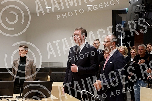 Opening ceremony of the renovated  building of Palace of Justice in Belgrade.Svecano otvaranje renovirane zgrade Palate pravde u Beogradu.
