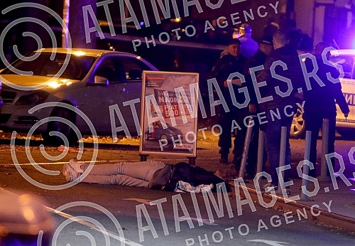 Kickboxer Ljubomir Markovic Kica (37), one of Partizan supporters leaders, was killed at a gas station in Grcic Milenko Street in Vracar.Kik-bokser Ljubomir Markovic Kica (37), jedan od vodja navijaca Partizana, ubijen je na benzinskoj pumpi u Ulici