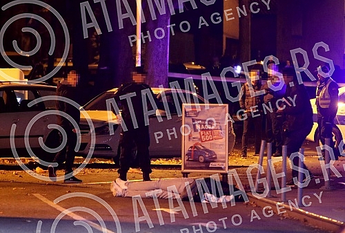 Kickboxer Ljubomir Markovic Kica (37), one of Partizan supporters leaders, was killed at a gas station in Grcic Milenko Street in Vracar.Kik-bokser Ljubomir Markovic Kica (37), jedan od vodja navijaca Partizana, ubijen je na benzinskoj pumpi u Ulici