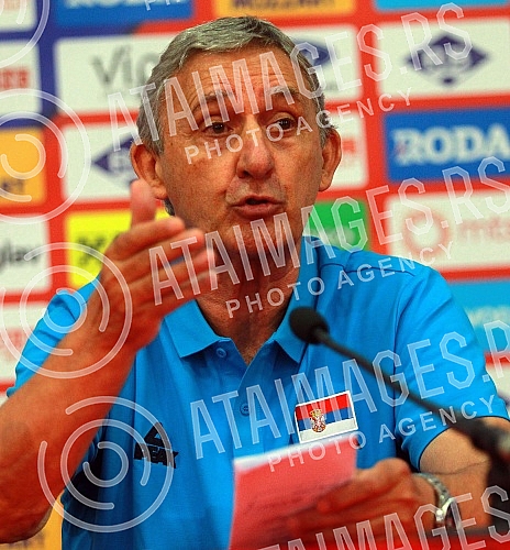 After the completion of the first phase of preparations of the men's basketball A national team, the coach of the Serbian national team, Svetislav Pesic, held a press conference in Stark Arena.Nakon zavrsetka prve faze priprema muske kosarkaske A r