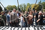 The President of the Republic of Serbia, Aleksandar Vucic, attended the display of newly produced weapons and military equipment from the domestic special-purpose industry for the needs of the units of the Serbian Armed Forces at the Military Academy