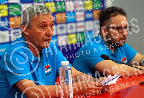 After the completion of the first phase of preparations of the men's basketball A national team, the coach of the Serbian national team, Svetislav Pesic, held a press conference in Stark Arena.Nakon zavrsetka prve faze priprema muske kosarkaske A r