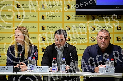 Conference on the occasion of the success of the Serbian national team in taekwondo.Konferencija povodom uspeh srpskih reprezentativaca u tekvondo.