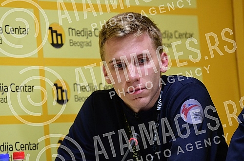 Conference on the occasion of the success of the Serbian national team in taekwondo.Konferencija povodom uspeh srpskih reprezentativaca u tekvondo.