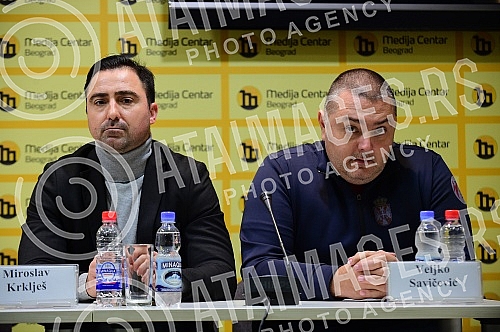 Conference on the occasion of the success of the Serbian national team in taekwondo.Konferencija povodom uspeh srpskih reprezentativaca u tekvondo.