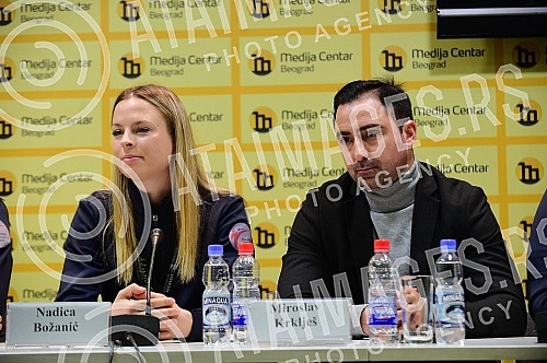 Conference on the occasion of the success of the Serbian national team in taekwondo.Konferencija povodom uspeh srpskih reprezentativaca u tekvondo.