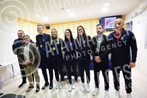 Conference on the occasion of the success of the Serbian national team in taekwondo.Konferencija povodom uspeh srpskih reprezentativaca u tekvondo.