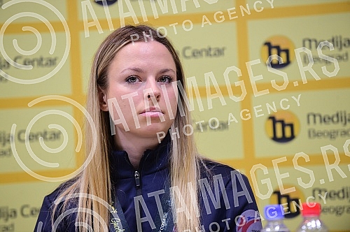 Conference on the occasion of the success of the Serbian national team in taekwondo.Konferencija povodom uspeh srpskih reprezentativaca u tekvondo.