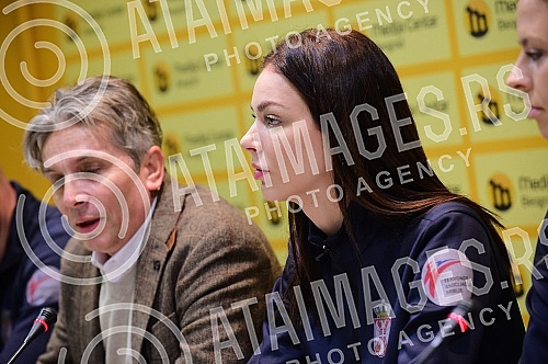 Conference on the occasion of the success of the Serbian national team in taekwondo.Konferencija povodom uspeh srpskih reprezentativaca u tekvondo.