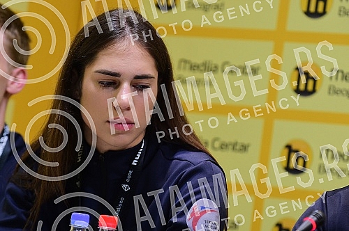 Conference on the occasion of the success of the Serbian national team in taekwondo.Konferencija povodom uspeh srpskih reprezentativaca u tekvondo.