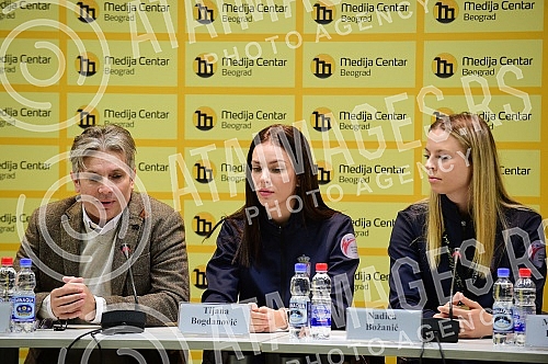 Conference on the occasion of the success of the Serbian national team in taekwondo.Konferencija povodom uspeh srpskih reprezentativaca u tekvondo.