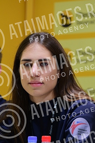 Conference on the occasion of the success of the Serbian national team in taekwondo.Konferencija povodom uspeh srpskih reprezentativaca u tekvondo.