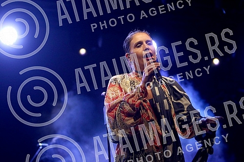 Concert of english singer Jessie Ware held on Kalemegdan fortress.Koncert britanske pevacice Dzesi Var (Jessie Ware) odrzan na Kalemegdanskoj tvrdjavi.