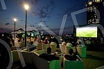 Organized by the Heineken brand, a viewing of the UEFA EURO 2020 final between Italy and England was organized on the roof of the Galerija shopping center, which opened this space for one event for the first time.U organizaciji brenda Heineken orga