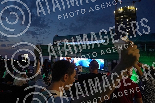 Organized by the Heineken brand, a viewing of the UEFA EURO 2020 final between Italy and England was organized on the roof of the Galerija shopping center, which opened this space for one event for the first time.U organizaciji brenda Heineken orga