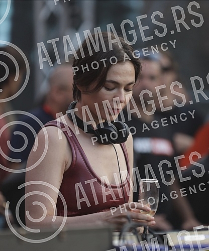 Performance by Nina Kravitz on the third day of the Exit Festival 2021 on the mts Dance stage.Nastup Nine Kravitz treceg dana Exit festivala 2021. na bini mts Dance stage.